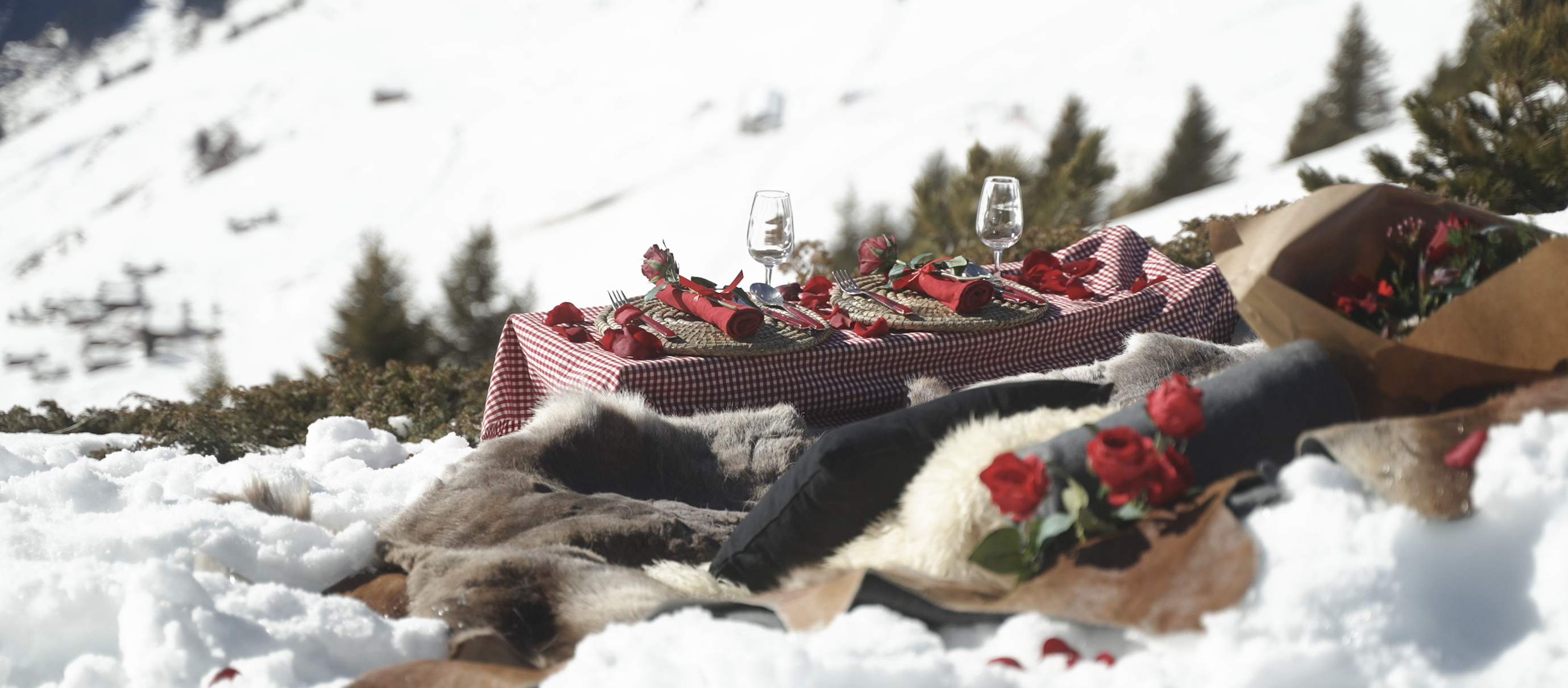 rooftop pool in crans montana